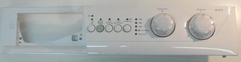 4460 -- 000 (4550) FRONTALE PER LAVATRICE REX RE313E COMPLETO DI SCHEDA COMANDI COD. 13212021 CODICE ALTERNATIVO: 451513144