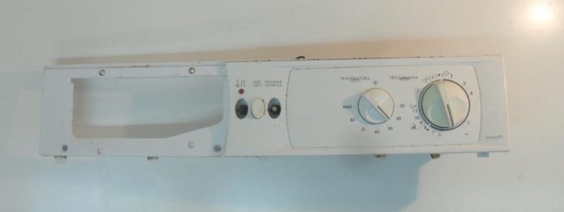 4471 -- 000 (4561) FRONTALI PER LAVATRICE INDESIT WG 435T PI COMPLETO DI TIMER COD. 160010355.04 E DI TERMOSTATO