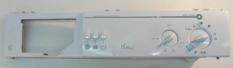 4472 -- 000 (4562) FRONTALE PER LAVATRICE IGNIS AWV 465/M COMPLETO DI TIMER COD. 461971055101