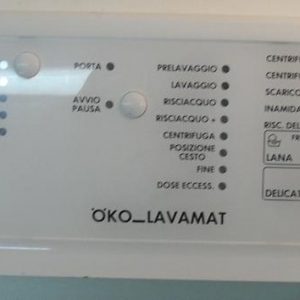 FRONTALE PER LAVATRICE AEG OKO LAVAMAT 41060   COMPLETO DI SCHEDA COMANDI COD. 546709