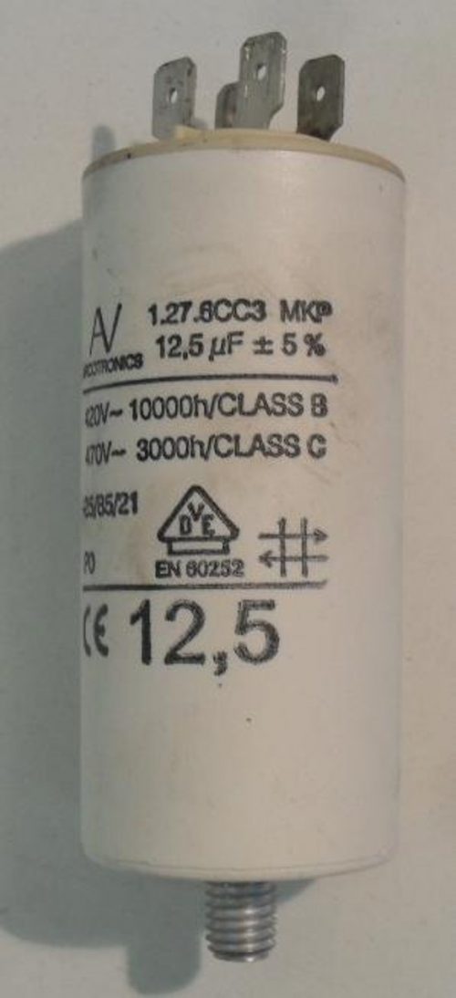 Condensatore lavatrice Siltal SLS 50 ZT cod 1.27.6CC3