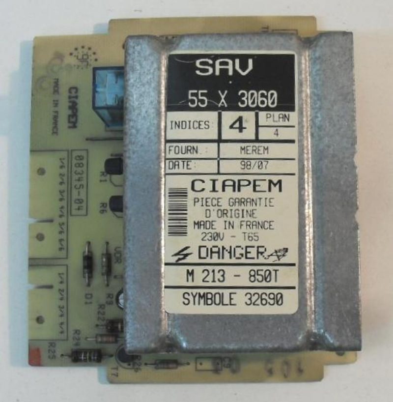 Scheda main lavatrice Sangiorgio  MALICE80-D/DI cod 32690