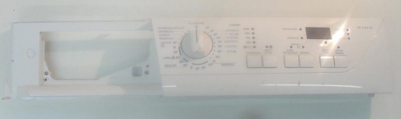 FRONTALE PER LAVATRICE REX RE6120XC   COMPLETO DI SCHEDA COMANDI COD. 451516145