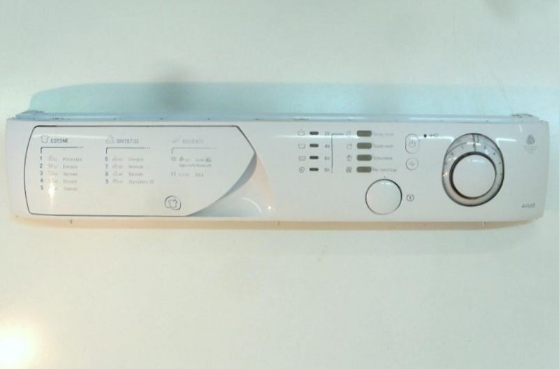 FRONTALE PER LAVATRICE ARISTON AVL6E   COMPLETO DI SCHEDA COMANDI COD. 21012608300