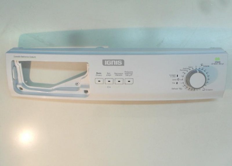 4554 -- 000 (4644) FRONTALE PER LAVATRICE IGNIS LOP 8050 SOLO PLASTICA