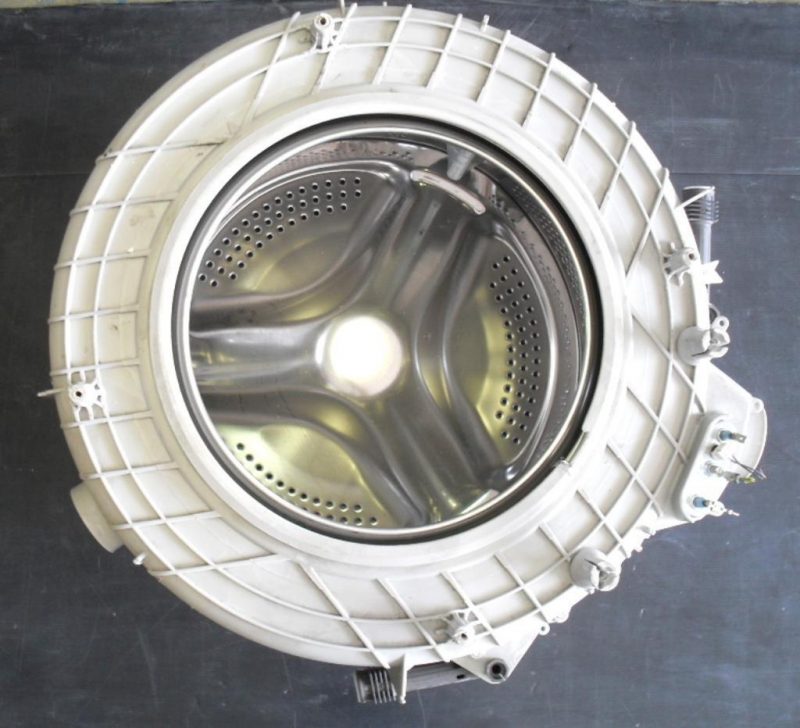 GRUPPO VASCA COMPLETO PER LAVATRICE INNO-HIT MW 1257, WV 1257