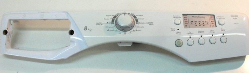 FRONTALE  PER LAVATRICE HOOVER VHD 810-30   COMPLETO DI SCHEDA COMANDI COD. 41021023 E SELETTORE