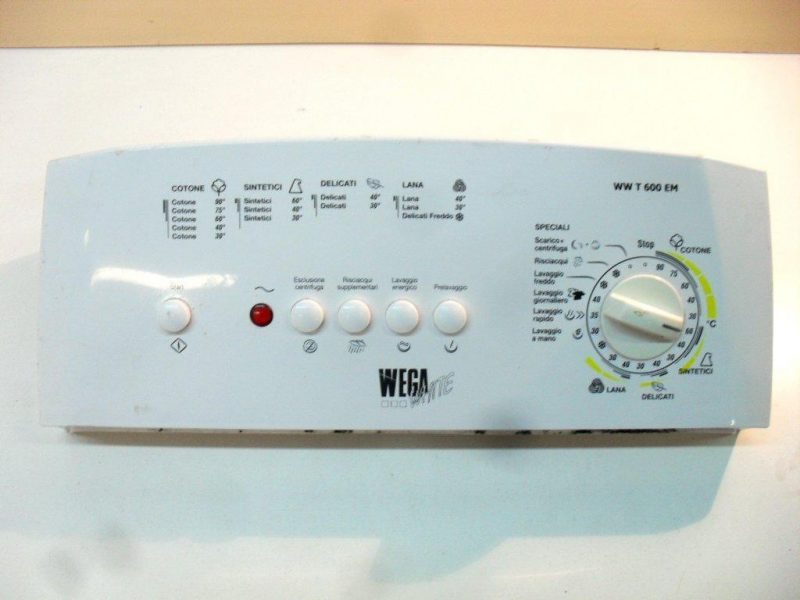 4675 -- 000 (4765) 502062201 frontale lavatrice WegaWhite wwt600em