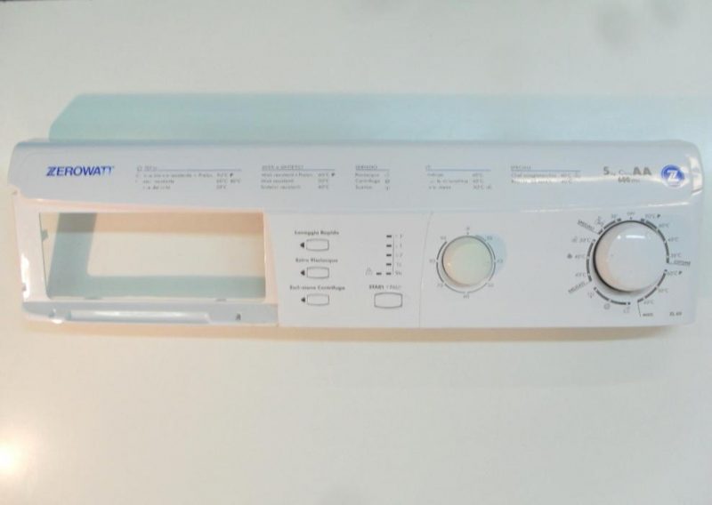 5634 -- 000 (5620) 41018297 frontale scheda selettori lavatrice zerowatt zl 60