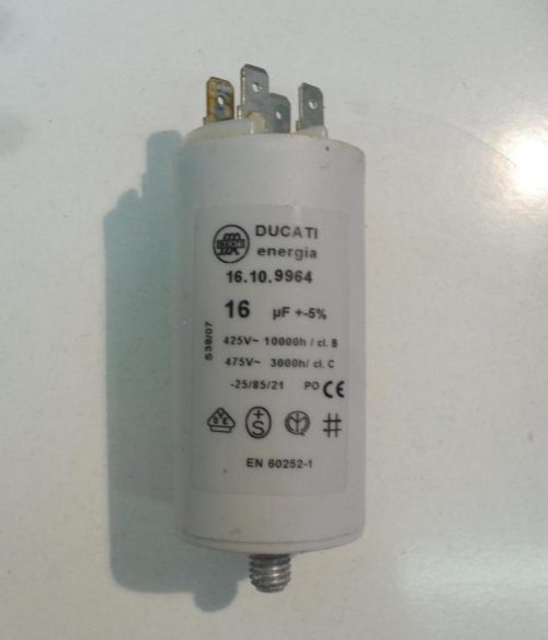 Condensatore lavatrice Castor CC530 cod 16.10.9964