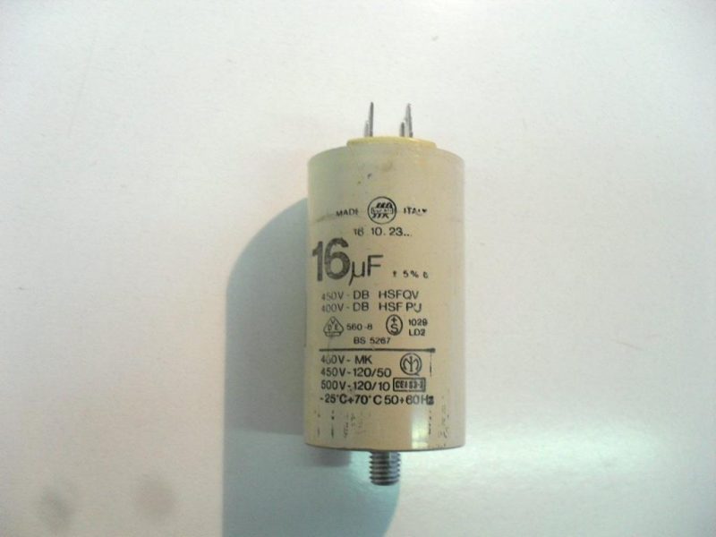 Condensatore lavatrice Ariston AI637TX cod 16.10.23..