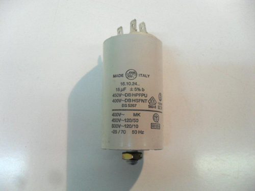 6409 -- 000 (6393) Condensatore lavatrice Sangiorgio SELECTA40 cod 16.10.24..