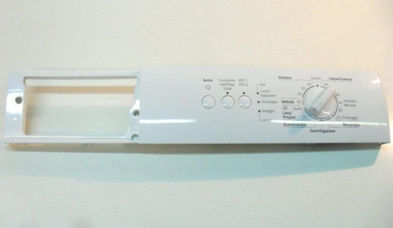 5560004325   frontale   selettori   lavatrice bosch waa1616ii/21