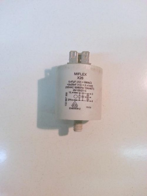 Condensatore lavatrice Zoppas p56 cod 132667300