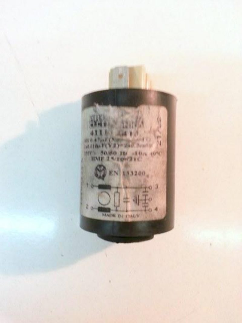 Condensatore lavatrice Rex RL64XG cod 12403435.0