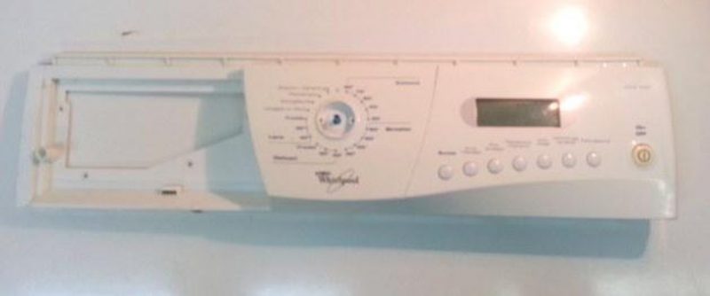 7895 -- 000 (7914) awz 420 frontale lavatrice whirlpool awz420 completo di scheda 720441600