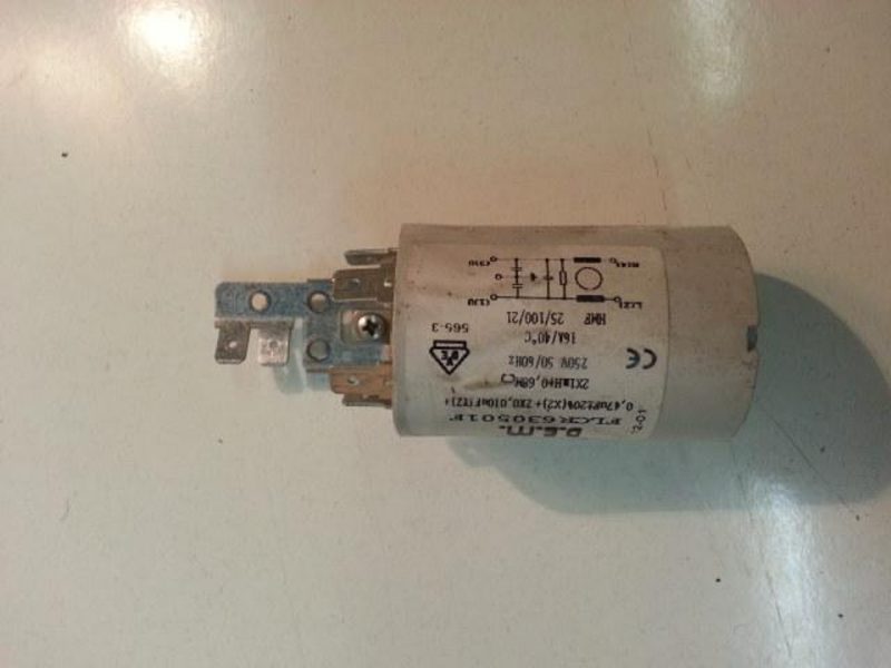 Condensatore lavatrice Zerowatt LADYSIX HM 756NE cod flce 630501f