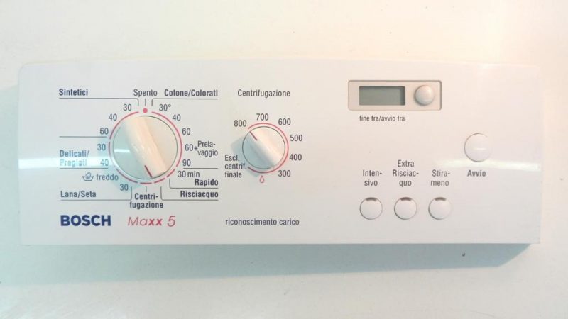 frontale    lavatrice bosch maxx5  completo di scheda 09273-01