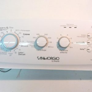 8182 -- 000 (8212) frontale lavatrice sangiorgio sgt3855 completo di scheda 253304267-07/43