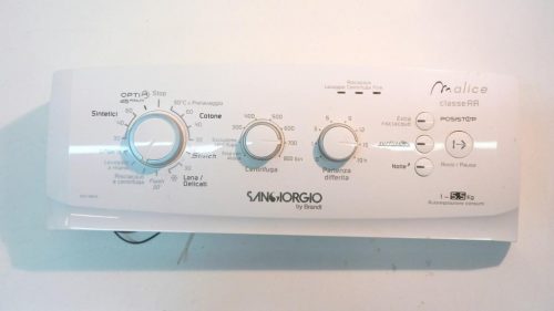 8182 -- 000 (8212) frontale lavatrice sangiorgio sgt3855 completo di scheda 253304267-07/43