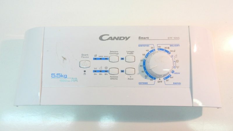 frontale    lavatrice candy ctf 1055 completo di scheda 31002728