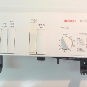8270 -- 000 (8303) frontale lavatrice bosch fd 7707 completo di scheda 0198265 e pressostato 796828