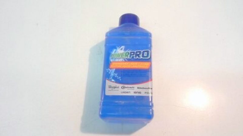 powerpro   elimina grasso e calcare, il liquido blu elimina il grasso, quello trasparente elimina il calcare