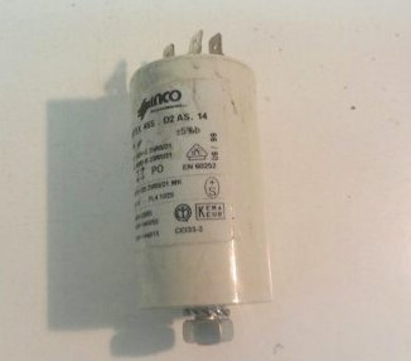 Condensatore lavatrice Zerowatt cod en60252