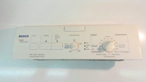 9432 -- 000 (9507) frontale lavatrice bosch wol 1650 completo di scheda 5550007193