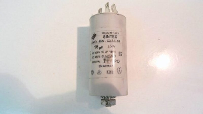 Condensatore lavatrice Siltal SLE60 cod en60252-1