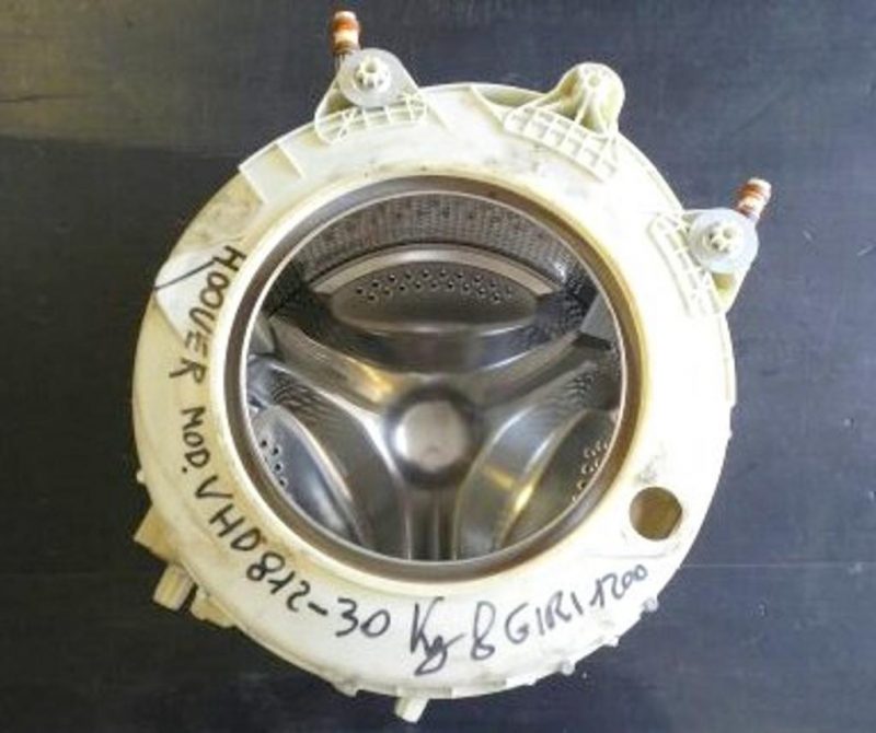 9457 -- 000 (9533) gruppo vasca lavatrice hoover vhd 812 kg 8 giri 1200