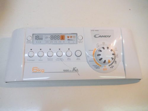 9565 -- 000 (9650) frontale lavatrice CANDY CTD1066 completo di scheda 46004712