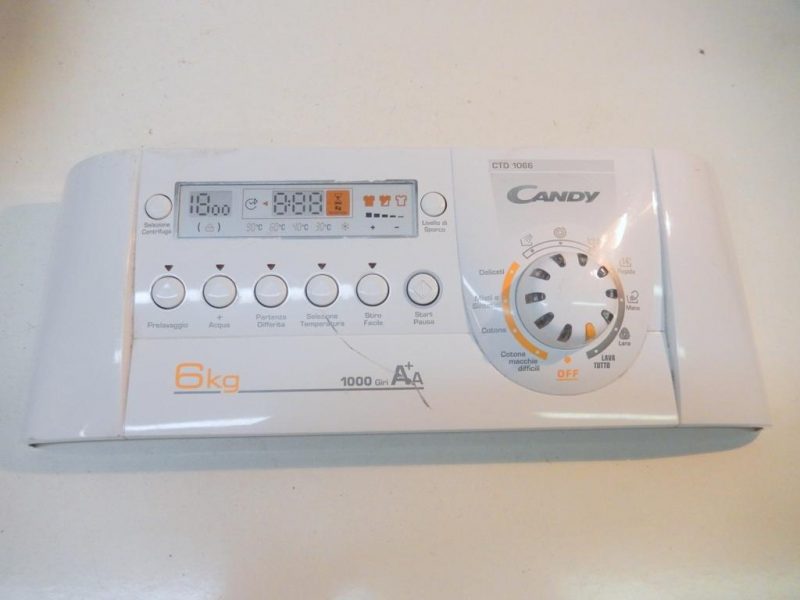 frontale    lavatrice CANDY CTD1066   completo di scheda 46004712