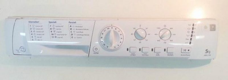 frontale   lavatrice ariston arsl108 completo di scheda  21014289700