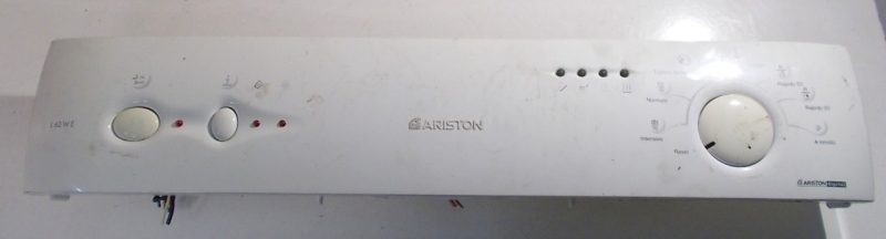 9645 -- 000 (9732) frontale lavastoviglie ariston l 62 we con scheda comandi cod.452651600