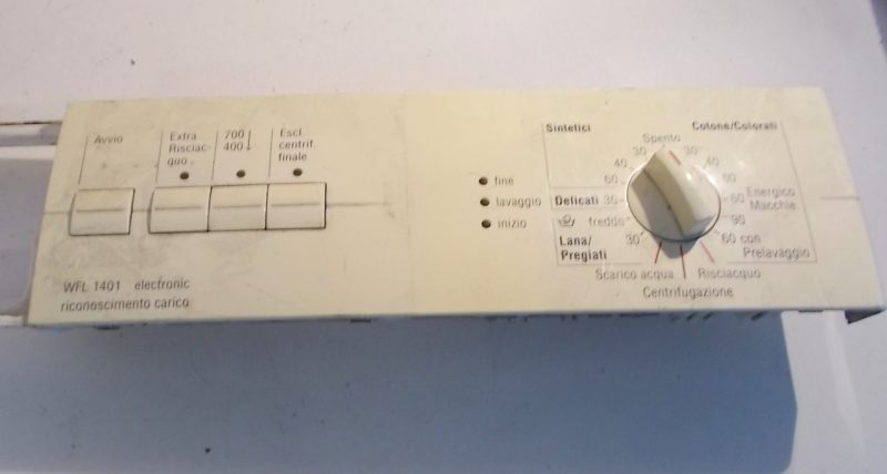 FRONTALE PER LAVATRICE BOSCH wfl 1401 COMPLETO DI SCHEDA COMANDI COD. 5500002946
