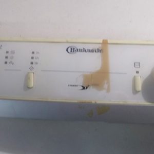 frontale   lavastoviglie bauknecht gsf 2956 ws con schede cod. 461972430921 e 461972431381