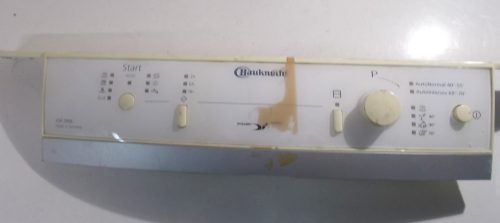 frontale   lavastoviglie bauknecht gsf 2956 ws con schede cod. 461972430921 e 461972431381