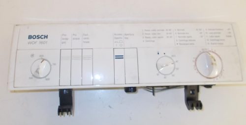 FRONTALE PER LAVATRICE BOSCH WOF1601    COMPLETO DI SCHEDA COMANDI COD. 0498944   CODICE ALTERNATIVO A25 7904 aa8 e pressostato 792874