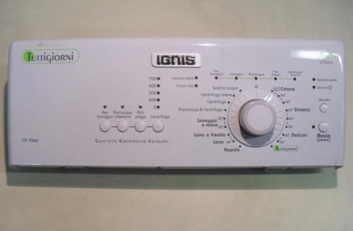 FRONTALE PER LAVATRICE IGNIS LTE7046 COMPLETO DI SCHEDA 461975307013
