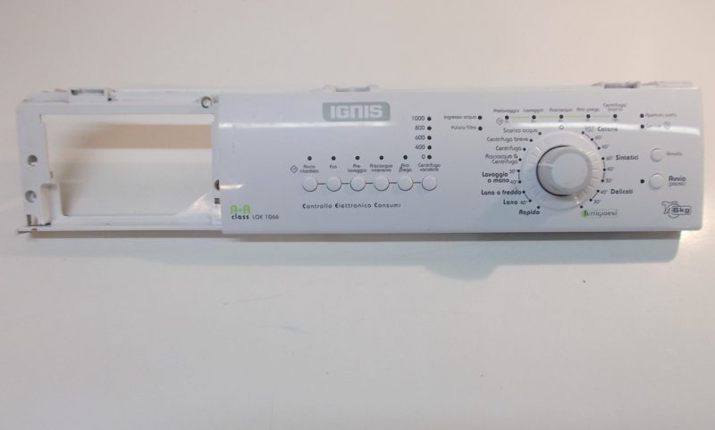 9815 -- 000 (9907) frontale lavatrice ignis loe 1066 compreso di scheda 461975309286