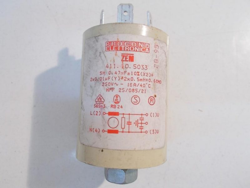 Condensatore lavatrice Ariston AV1049TX cod 411.10.5033